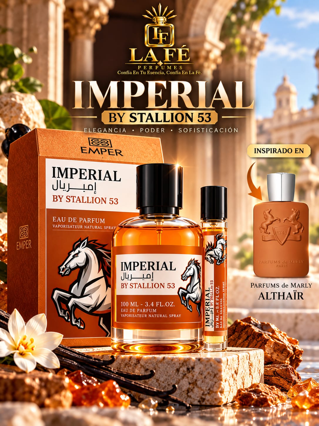 Emper Imperial By Stallion 53 100ml + Decant 20ml EDP Men